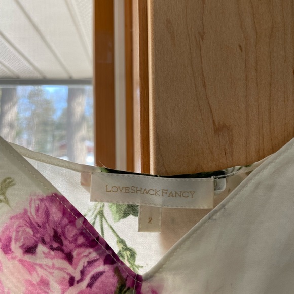 Loveshackfancy bell sleeve floral dress - Picture 3 of 4